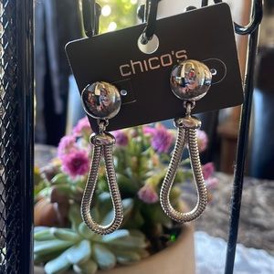 Chico silver earrings Augusta silver drop